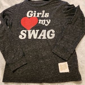 Boys Retro look long sleeve tee